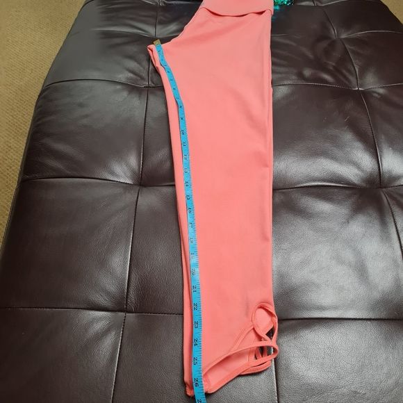 Free People Movement Moonshadow High Waisted Foldover Yoga Leggings Peach M - Picture 16 of 16